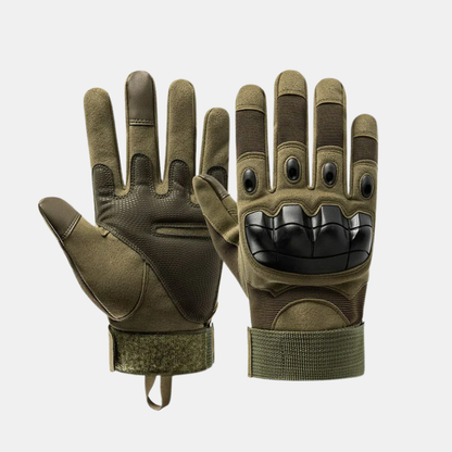 Gants Sans Doigts Anti-Dérapants Pour Protection Et Confort Au Travail Gloves Electro Paris Vert militaire S