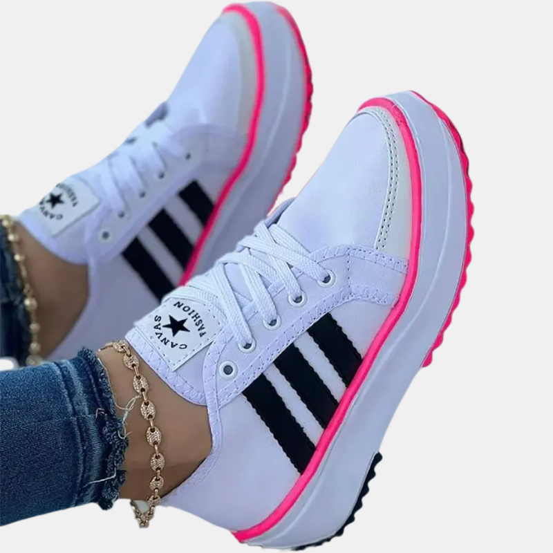 Sneakers Femme Colorées Confortables Pour Tenues Décontractées Et Chic Shoes for Women Electro Paris Blanc 36