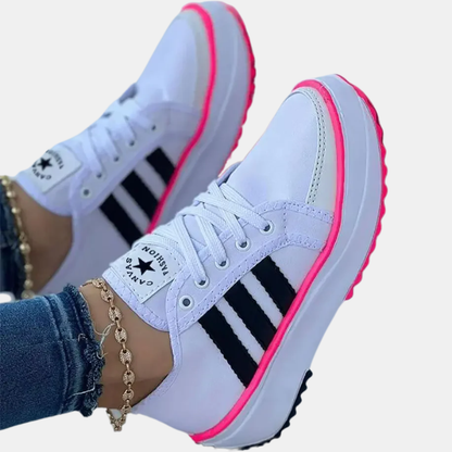 Sneakers Femme Colorées Confortables Pour Tenues Décontractées Et Chic Shoes for Women Electro Paris Blanc 36