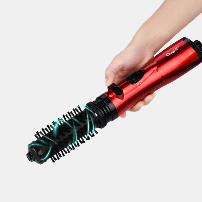 Brosse À Cheveux Ionique Rotative Automatique – Coiffage Facile et Volume Parfait en Quelques Minutes Beauty & Personal Care Electro Paris Rouge