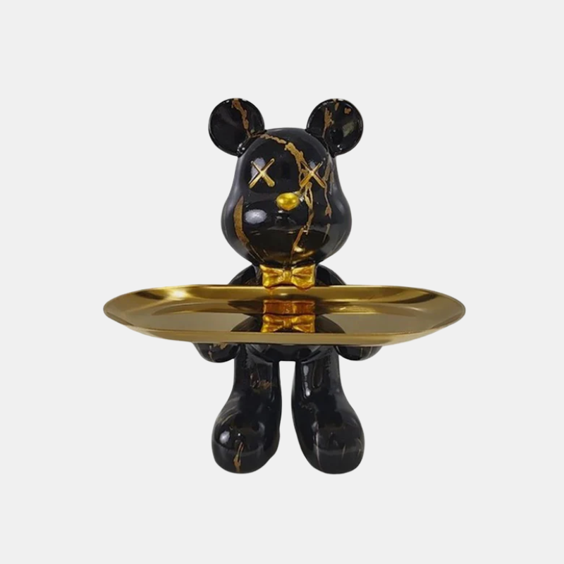 Sculpture Déco Ours Avec Tiroir Pour Rangement Pratique De Clés Et Petits Objets Decorations Electro Paris Spike