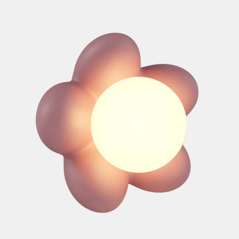Applique Murale Florale Crème Avec Lumière LED Pour Éclairage Romantique Et Élégant Wall Light Fixtures Electro Paris Rosa Blanc chaud (2700-3500K)