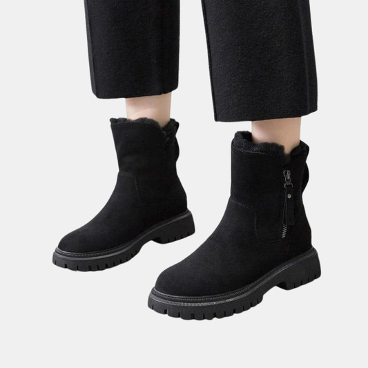 Bottes D’Hiver Imperméables Avec Semelle Antidérapante Black Friday Deal Boots women Electro Paris Noir 34