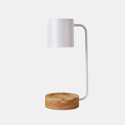 Lampe De Table Minimaliste En Bois Avec Gradateur Et Fonction Minuterie Table Lamps Electro Paris Blanc Variateur d'intensité 110V-120V For US/CA