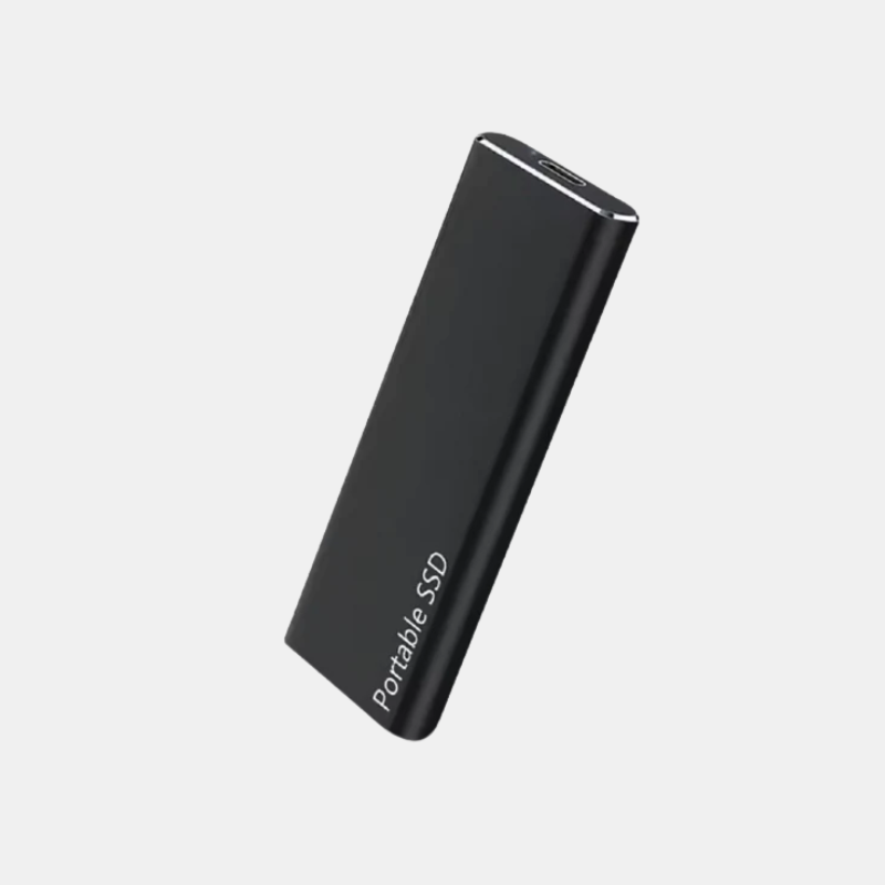 Disque De Stockage Externe Ultra-Fin 4 To Avec Connexion Usb-C Pour Travail Et Déplacements Hard Drives Electro Paris Noir