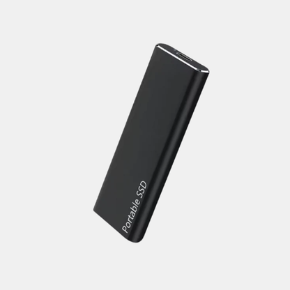 Disque De Stockage Externe Ultra-Fin 4 To Avec Connexion Usb-C Pour Travail Et Déplacements Hard Drives Electro Paris Noir