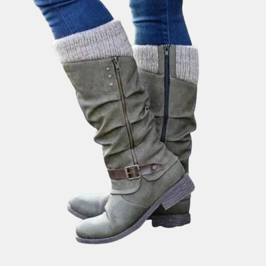 Bottes Orthopédiques Avec Semelles En Caoutchouc Antidérapantes Black Friday Deal Boots women Electro Paris Vert 34