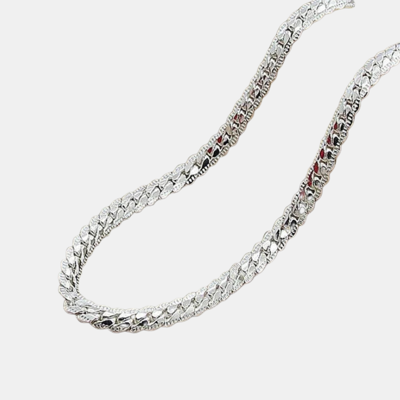 Chaîne En Argent 925 Massif Pour Un Style Intemporel Black Friday Deal Necklace Men Electro Paris Argent 16 pouces