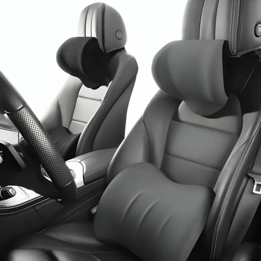 Oreiller De Soutien Cervical Ergonomique Pour Voiture Et Longs Trajets Confortables Car pillow Electro Paris Noir Seulement un soutien pour la nuque