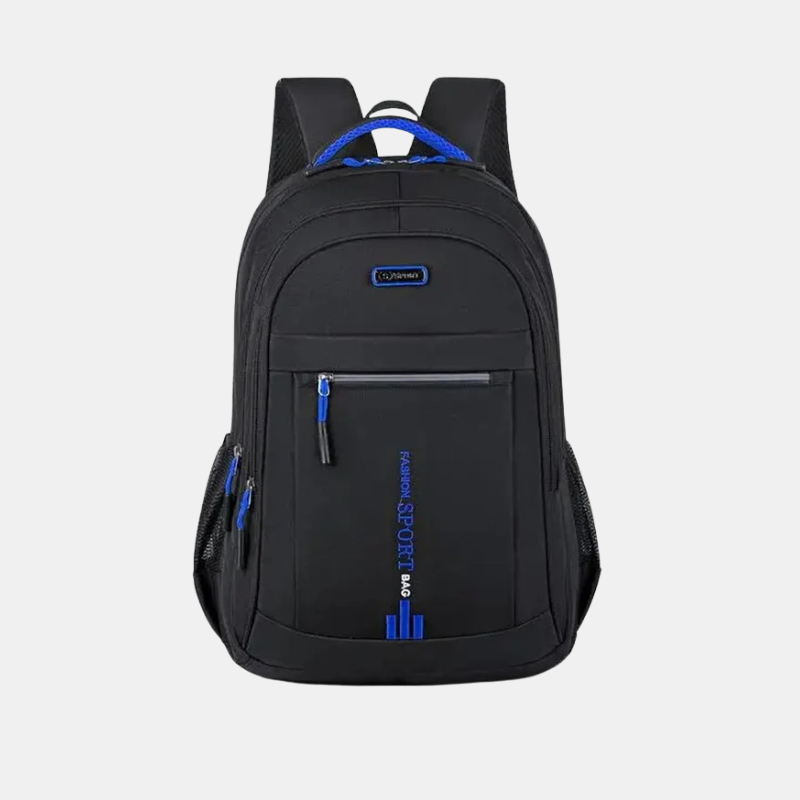 Sac À Dos Imperméable En Tissu Oxford Pour Homme Au Design Ergonomique Black Friday Deal Backpack men Electro Paris Bleu-A