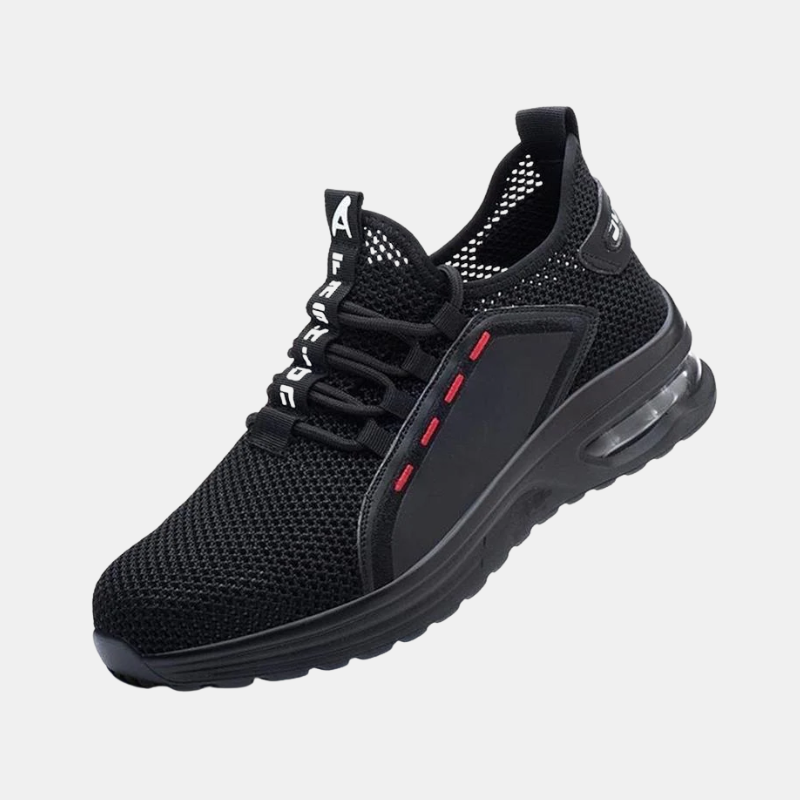 Chaussures de Sécurité Ultra-Légères et Respirantes pour Confort et Protection au Travail Men Shoes Electro Paris Noir Rouge 35