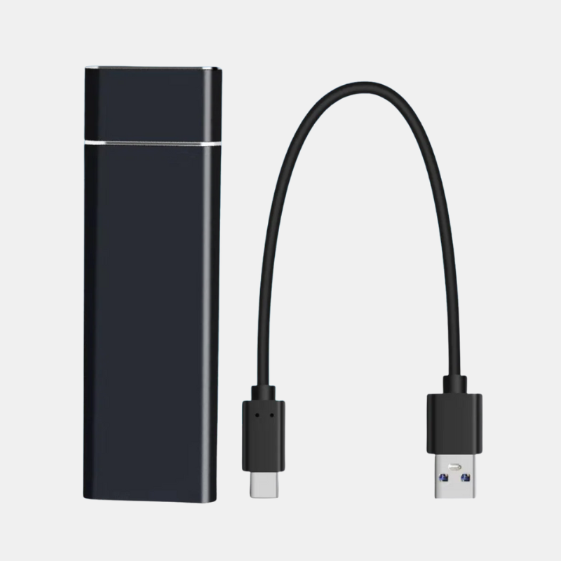 SSD Externe Ultra-Rapide 8 To Pour Stockage Sécurisé Et Transferts Instantanés Hard drive Electro Paris Noir