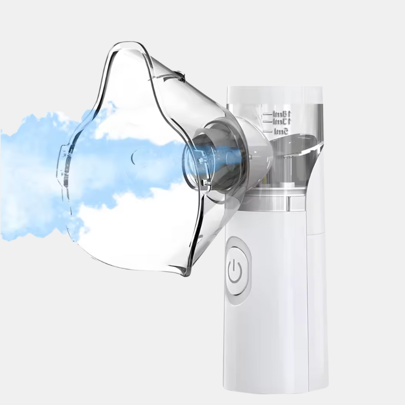Nébuliseur Portable Pour Soulager L’Asthme Et Les Troubles Respiratoires – Compact Et Silencieux Pour Adultes Et Enfants Nebulizer Electro Paris Blanc