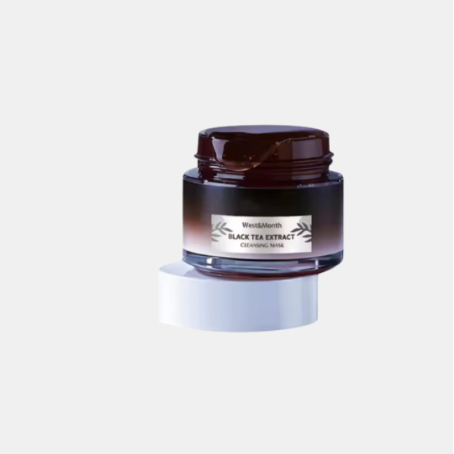 Masque Visage Purifiant Au Thé Noir Pour Tous Types De Peau Et Peau Lisse Et Radieuse Face mask Electro Paris Violet