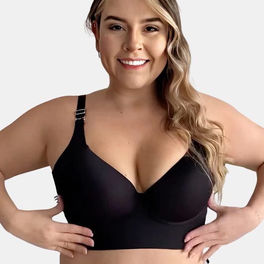 Soutien-Gorge Fashion Deep Cup Sculptant Avec Maintien Optimal, Effet Push-Up Et Amélioration De La Posture Bras Electro Paris Noir 34 B