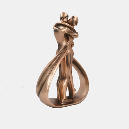Sculpture Artistique Romantique De Couple En Résine