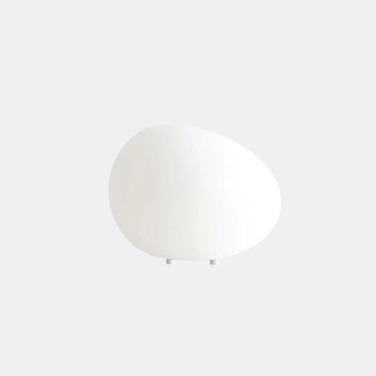 Lampe De Table Atmosphérique Minimaliste En Forme De Pierre Pour Ambiance Élégante Table Lamps Electro Paris Blanc Petit