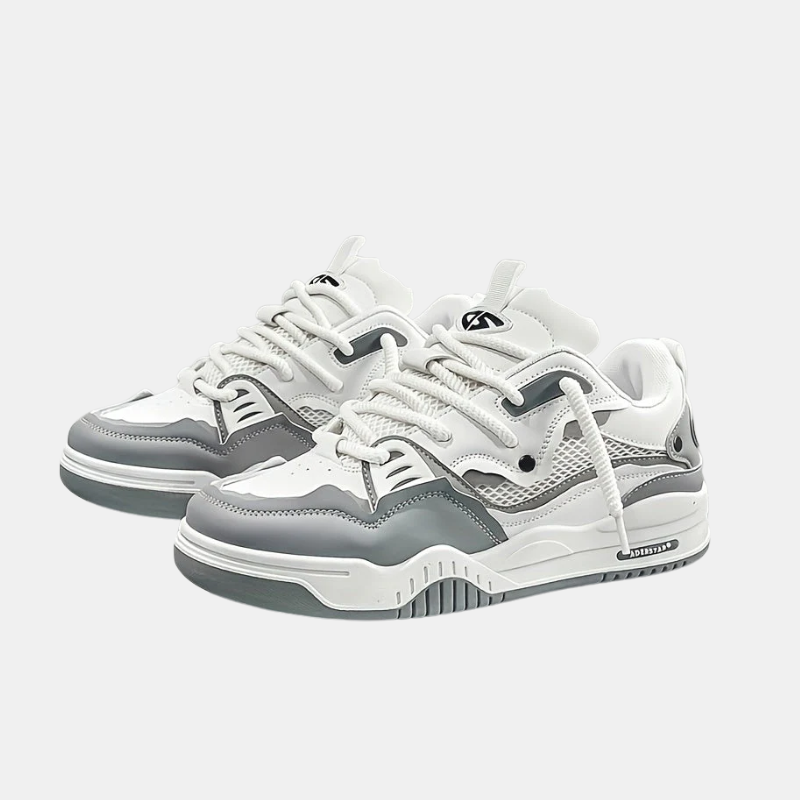 Baskets Respirantes Légères pour Homme en Maille Aérée avec Semelle Antidérapante Shoes for Men Electro Paris Gris 39