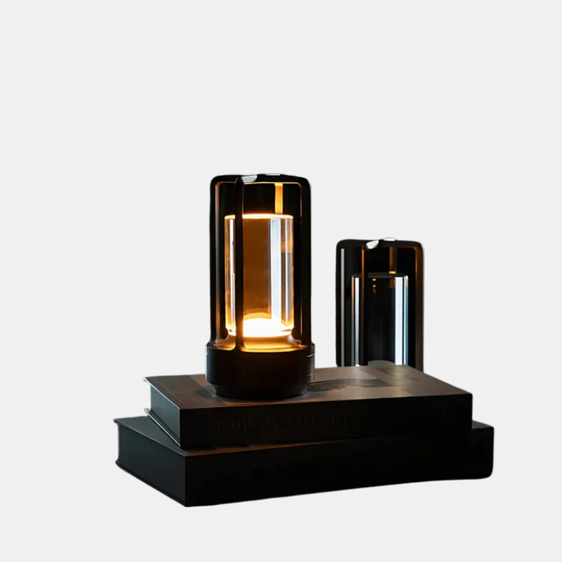 Lampe Sans Fil – Lampe de Table Étanche à Lumière Douce pour Ambiance Intérieure et Extérieure Table Lamp Electro Paris Noir