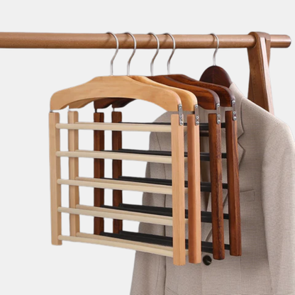 Cintre Multifonctionnel En Bois Pour Optimiser Votre Placard Et Gagner De L’Espace Hanger Electro Paris