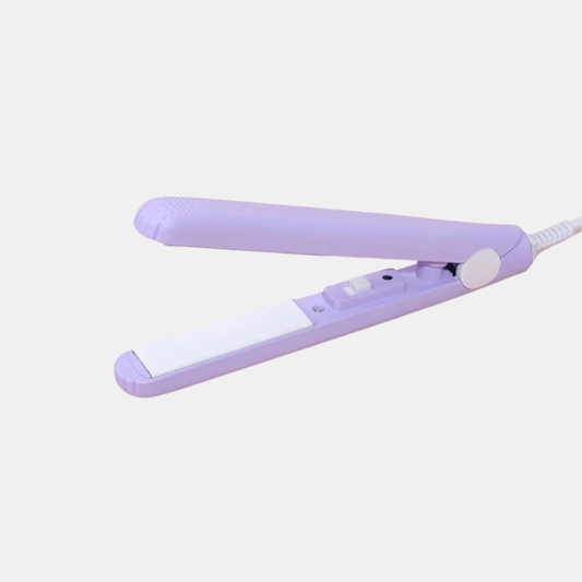 Lisseur Et Fer À Boucler Compact En Céramique Pour Un Coiffage Rapide Et Brillant Hair styling tool Electro Paris Violet