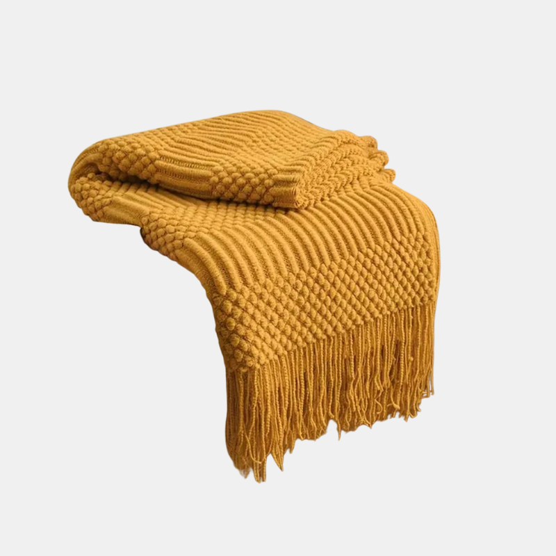 Pantoufles en Peluche Confort Suprême – Style Décontracté et Chaleur Cosy Blanket Electro Paris Jaune