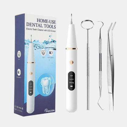 Détartreur Ultrasonique & Éliminateur De Plaque Et Tartre – Nettoyage Profond Pour Un Sourire Plus Blanc et Plus Sain Beauty & Personal Care Electro Paris Blanc