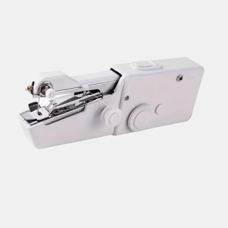 Machine À Coudre Portable À Main Pour Réparations Rapides Et Couture Du Quotidien Portable sewing machine Electro Paris Blanc