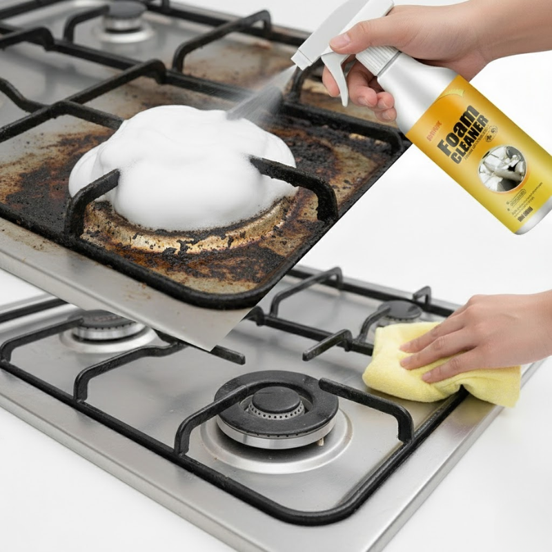 Nettoyant Mousse Magique Dégrasant Pour Surfaces De Cuisine Et Objets Du Quotidien Multipurpose cleaner Electro Paris