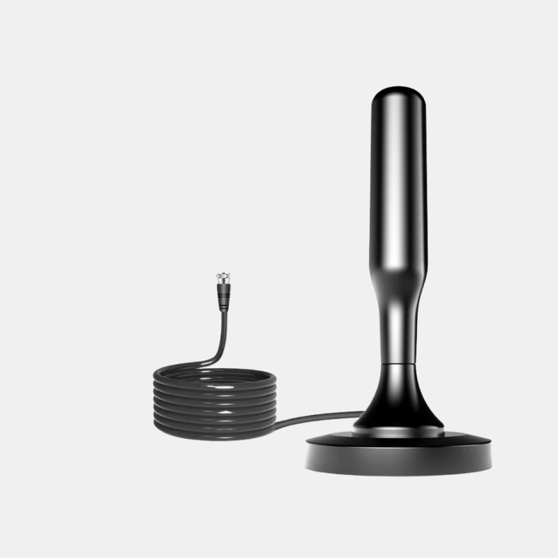 Antenne Numérique Magnétique HDTV 4K Ultra Haute Définition Avec Large Portée De Signal Pour Télévision Sans Câble Antennes de télévision Electro Paris Noir