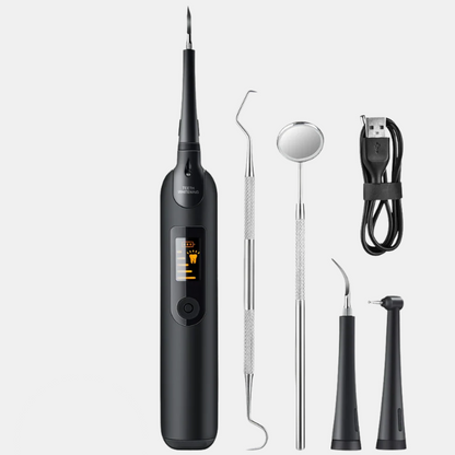 Détartreur Sans Fil Étanche Pour Le Nettoyage Des Dents – Élimine Plaque et Tartre Pour Une Hygiène Bucco-Dentaire Impeccable Beauty & Personal Care Electro Paris Noir