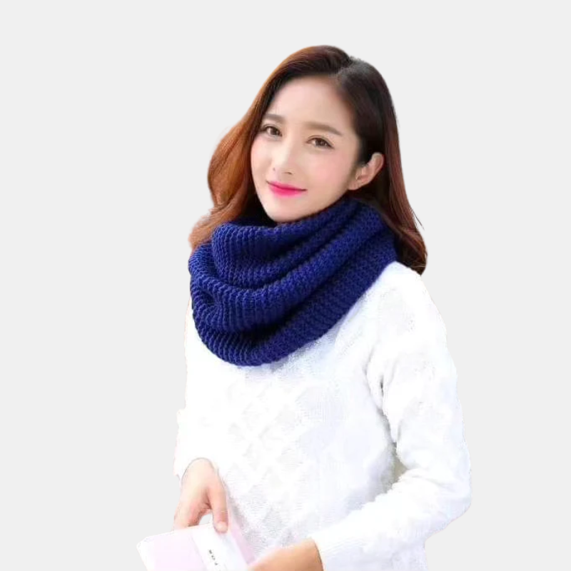 Foulard Chaud D’Hiver Et Accessoire De Mode Pour Style Et Confort Quotidiens Scarfs Electro Paris Bleu foncé