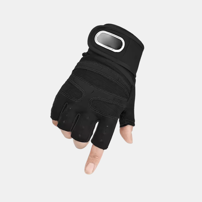 Gants De Gym Confortables Et Antidérapants Pour Entraînements Et Musculation Gloves Electro Paris Noir