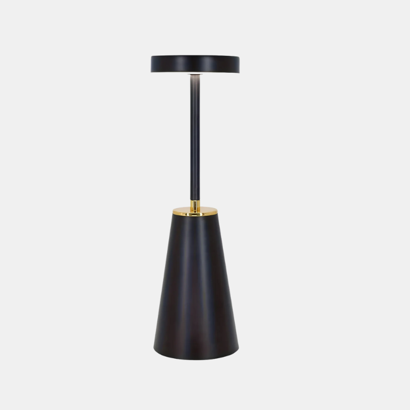 Lampe De Table Sans Fil Pour Intérieurs Modernes Avec Éclairage Tactile Ajustable Table Lamps Electro Paris Noir