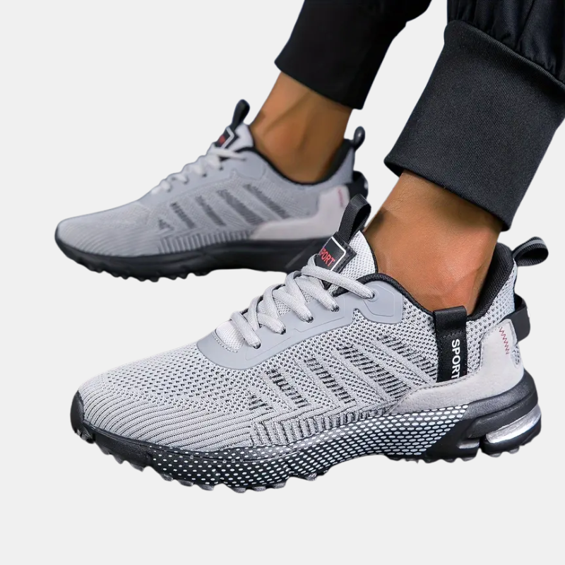 Baskets de Course Respirantes pour Homme avec Semelle Antidérapante et Confort Léger Shoes for Men Electro Paris Gris 40