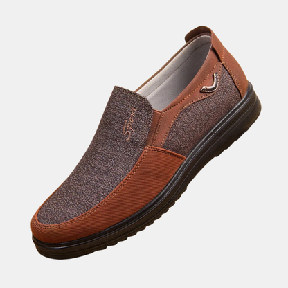 Chaussures Antidérapantes Pour Hommes Plus Âgés Avec Confort Optimal Et Sécurité Shoes for Men Electro Paris Marron 38