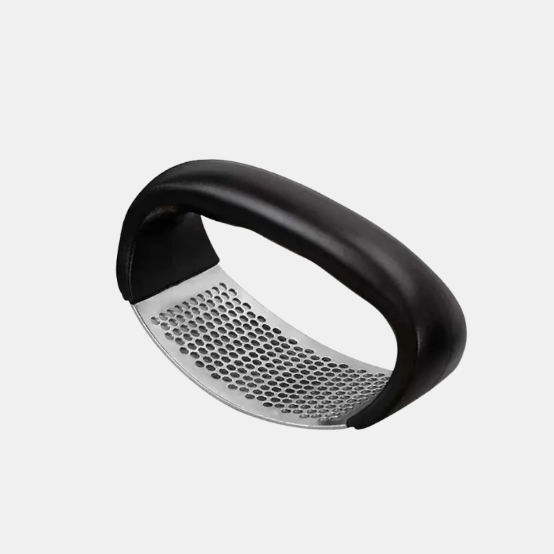 Presse-Ail En Acier Inoxydable Durable Pour Une Préparation Facile, Rapide Et Sans Effort Kitchen Accessories Electro Paris Noir