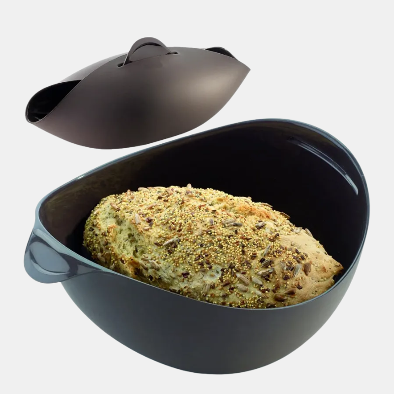 Moule à Pain en Silicone Antiadhésif – Compact, Résistant à La Chaleur Et Idéal Pour Maison Kitchen Accessories Electro Paris Noir