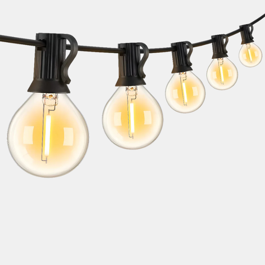 Guirlande Lumineuse Extérieure G40 – Élégance Lumineuse pour Jardin et Terrasse Outdoor Lighting Electro Paris 7.5M - 10 ampoules