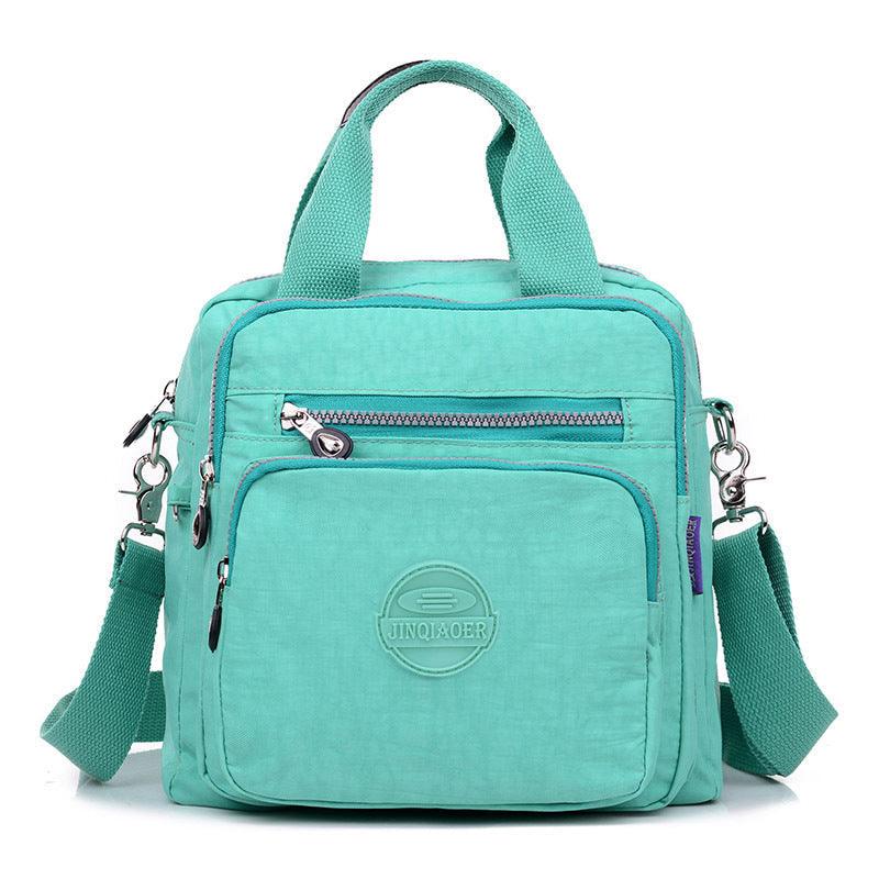 Sac Bandoulière 4-en-1 Polyvalent Pour Femme Avec Design Élégant Et Modulable Cross Body Bags Electro Paris Bleu menthe