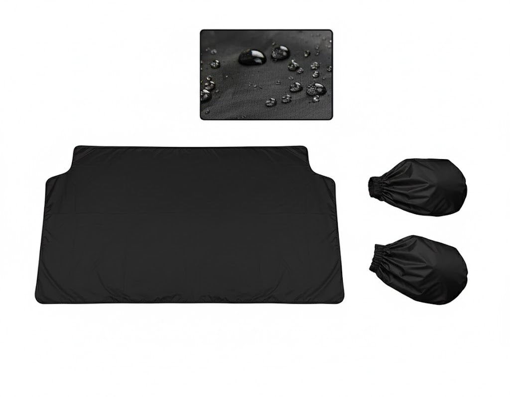 Couverture Magnétique Pour Pare-Brise Résistante À La Neige Et Aux Intempéries Pour Une Protection Hivernale Optimale Car accessories Electro Paris Pare-Brise Avant + Rétroviseurs