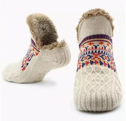 Chaussettes d’Hiver Douces Et Antidérapantes Pour Femmes Avec Confort Optimal Et Sécurité