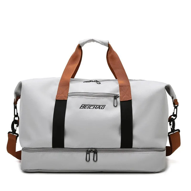 Sac De Sport Multifonction Avec Compartiment À Chaussures Et Espace Pour Vêtements Mouillés Black Friday Deal Travel bag Electro Paris