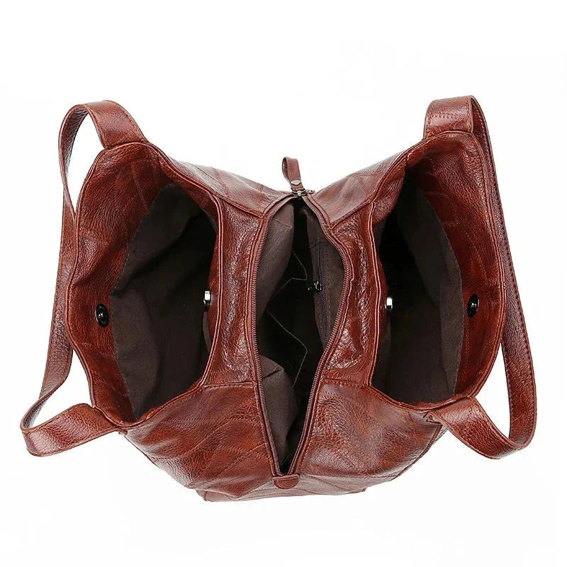 Sac À Épaule Femme En Cuir Vintage Women's bag Electro Paris