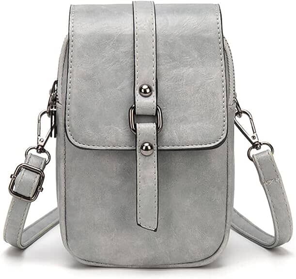 Sac en Cuir Pour Femme – Élégance Vintage et Fonctionnalité Moderne Women's bag Electro Paris Gris