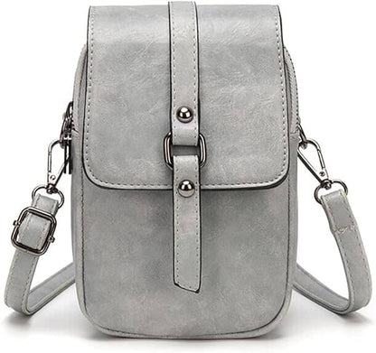 Sac en Cuir Pour Femme – Élégance Vintage et Fonctionnalité Moderne Women's bag Electro Paris Gris