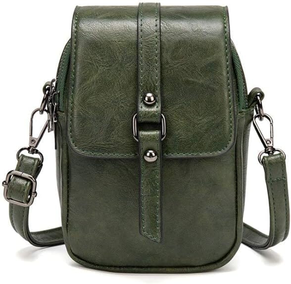 Sac en Cuir Pour Femme – Élégance Vintage et Fonctionnalité Moderne Women's bag Electro Paris Vert