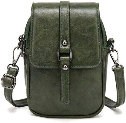 Sac en Cuir Pour Femme – Élégance Vintage et Fonctionnalité Moderne Women's bag Electro Paris Vert