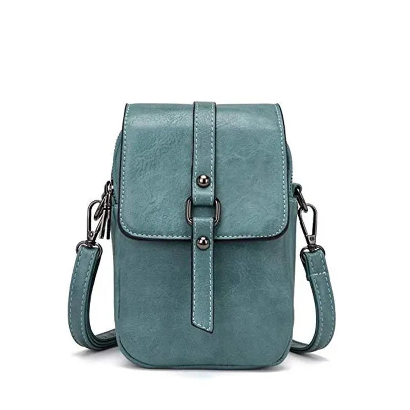 Sac en Cuir Pour Femme – Élégance Vintage et Fonctionnalité Moderne Women's bag Electro Paris Bleu clair