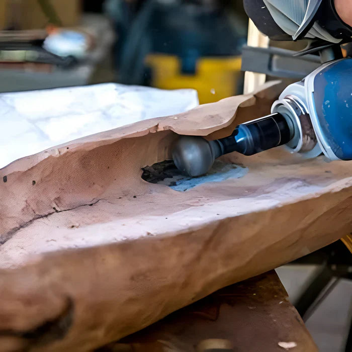 Outil De Travail Du Bois Polyvalent Pour DIY Avec Accessoire De Tournage Compatible Perceuse Et Meuleuse Wood Shaper Electro Paris